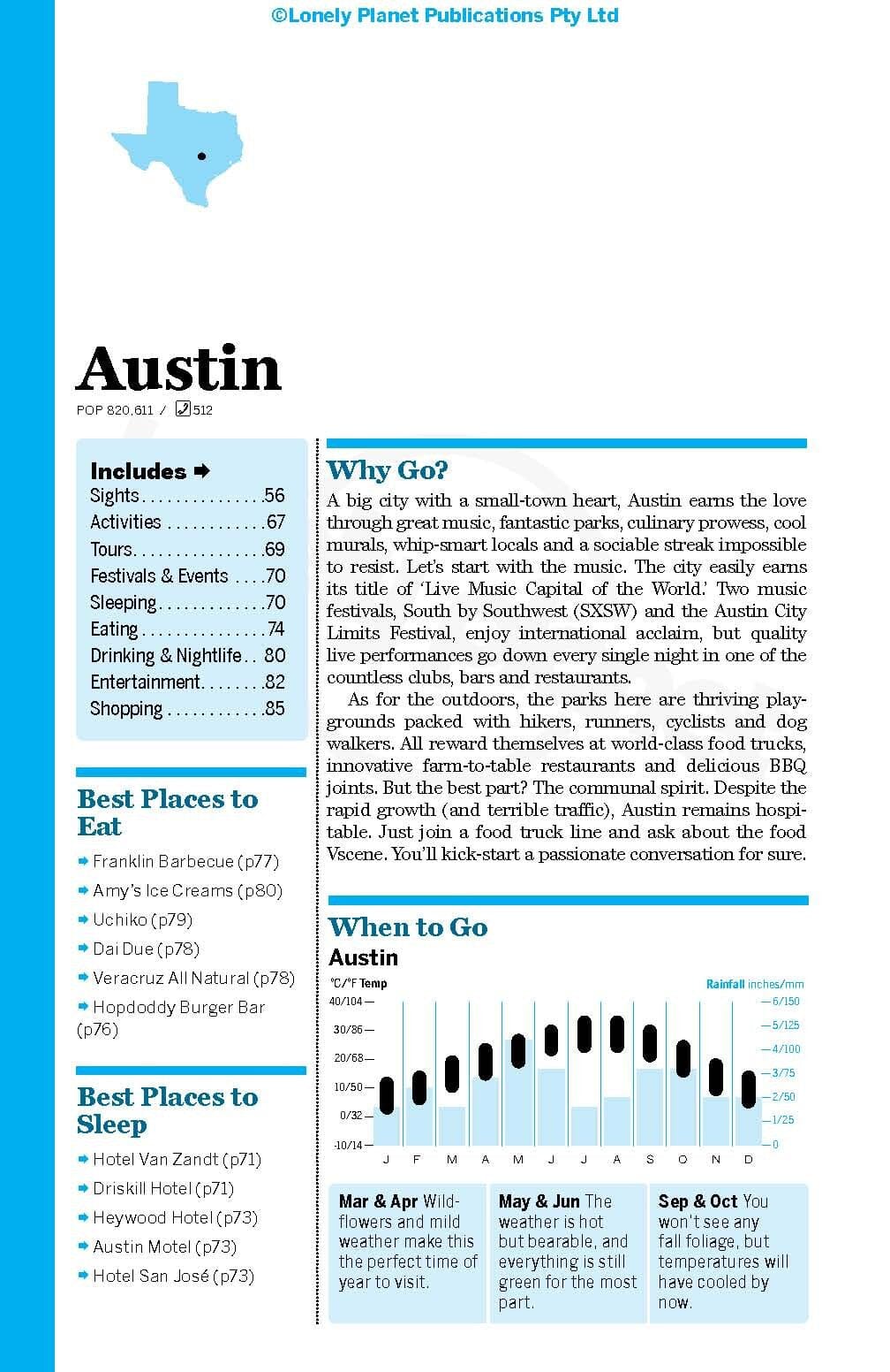 Guide de voyage (en anglais) - Texas | Lonely Planet guide de voyage Lonely Planet EN 