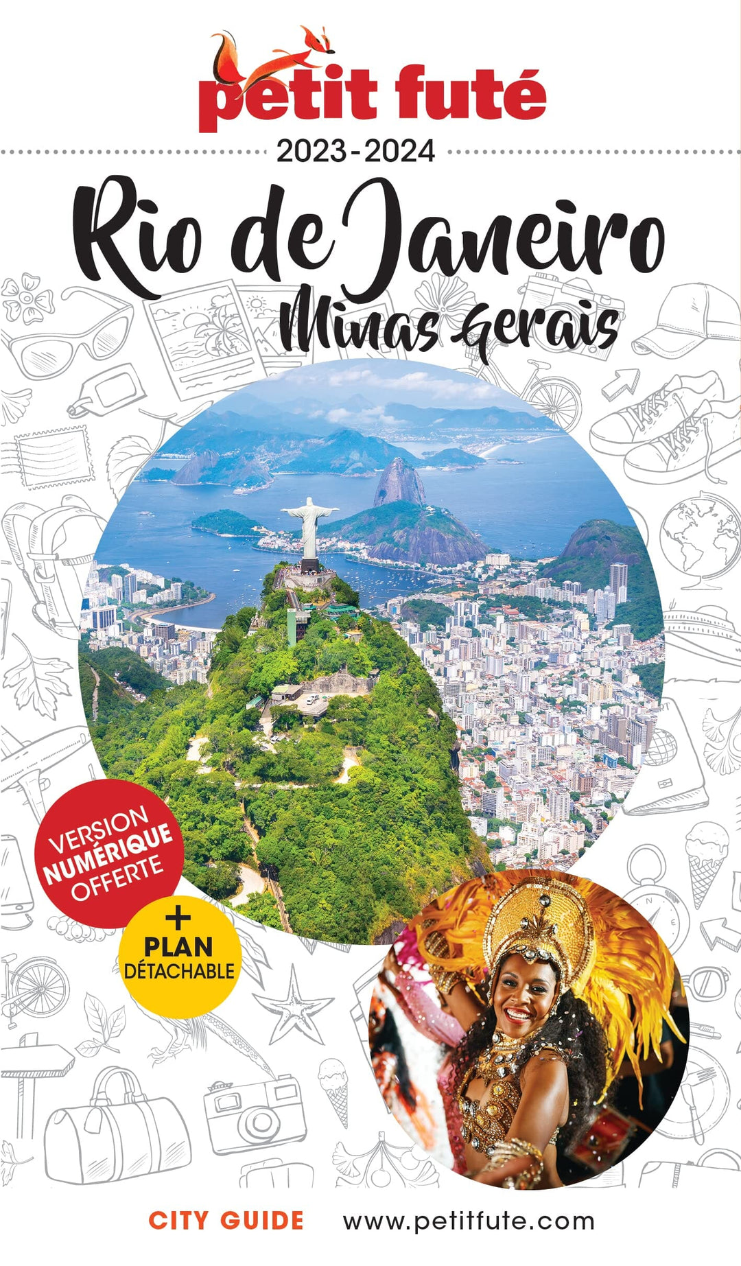 Guide de voyage - Rio de Janeiro, Minas Gerais + plan de ville 2023/24 | Petit Futé guide de voyage Petit Futé 