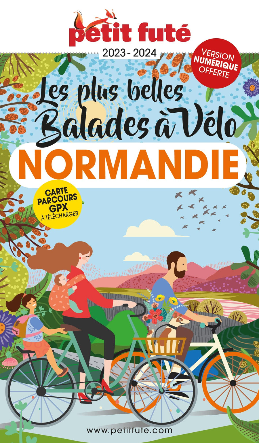 Guide touristique - Normandie, Les plus belles balades à vélo 2023/24 | Petit Futé guide de voyage Petit Futé 