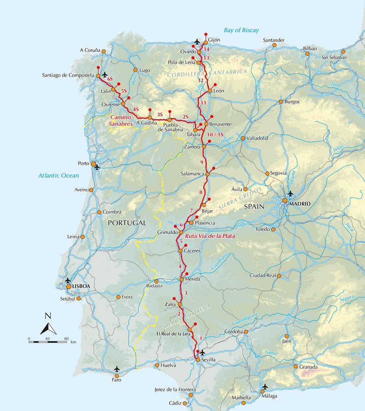 Guide vélo (en anglais) - Cycling the ruta via de la plata | Cicerone guide vélo Cicerone 