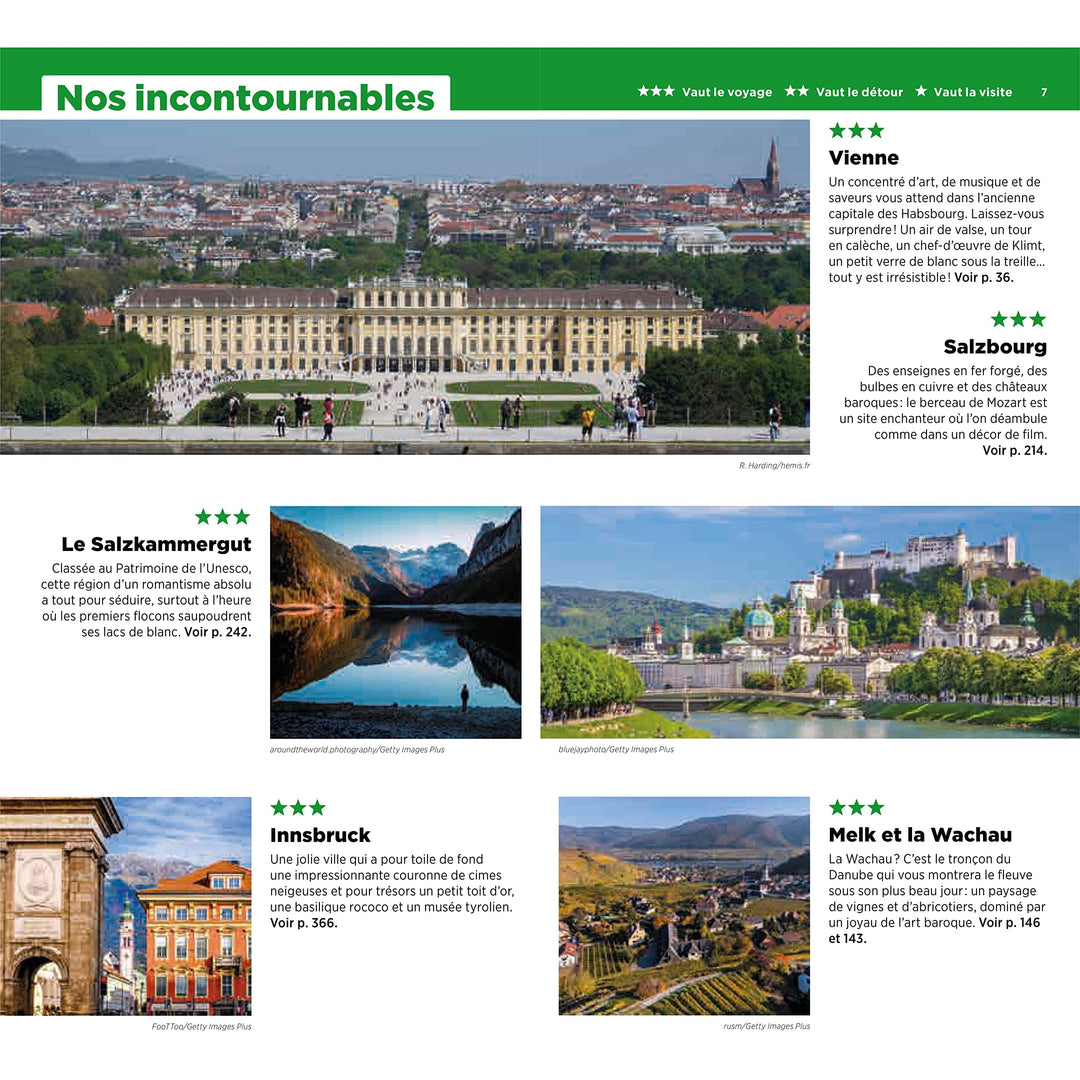 Guide Vert - Autriche - Édition 2023 | Michelin guide de voyage Michelin 