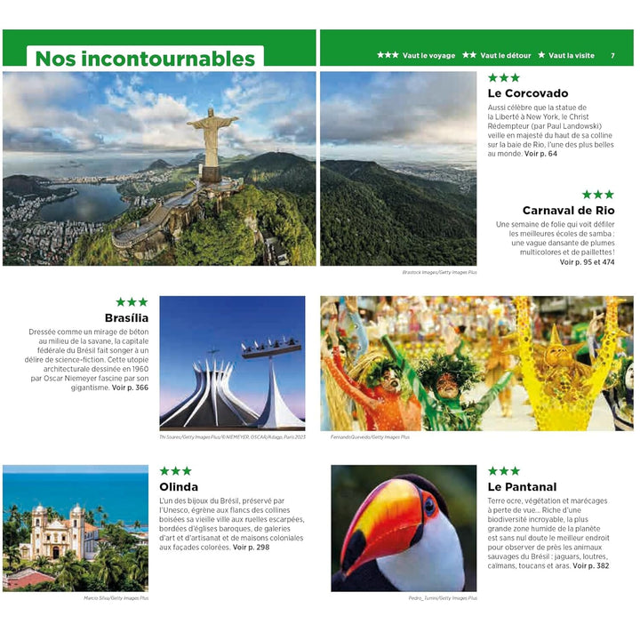 Guide Vert - Brésil - Édition 2023 | Michelin guide de voyage Michelin 
