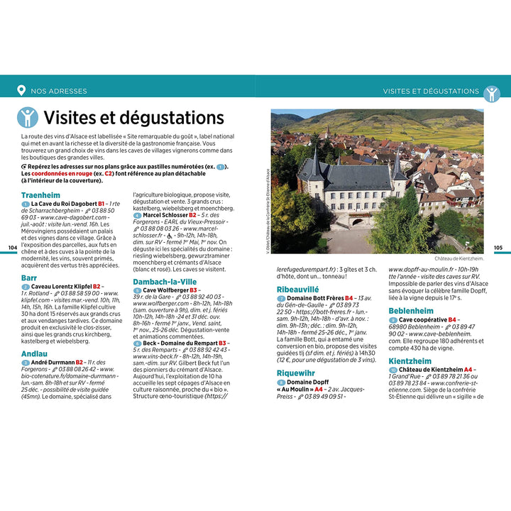 Guide Vert Week & GO - la Route des vins d'Alsace - Édition 2023 | Michelin guide petit format Michelin 