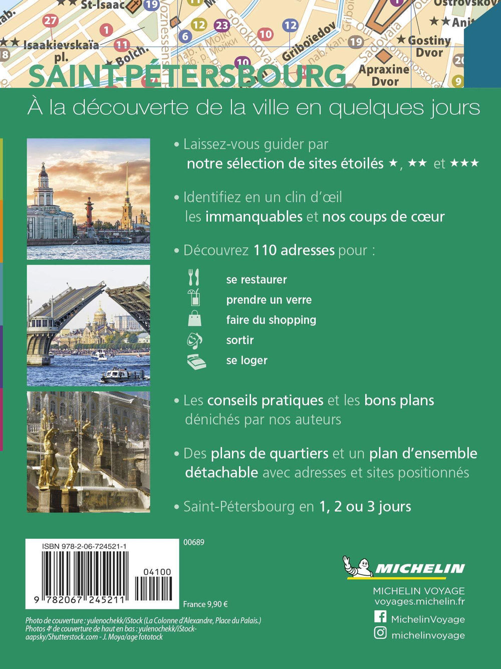 Guide Vert Week & GO - St -Pétersbourg - Édition 2020 | Michelin guide de voyage Michelin 