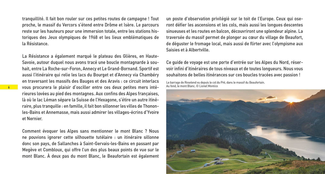 Guide - Voyages à vélo et vélo électrique : Alpes du Nord | Glénat guide vélo Glénat 