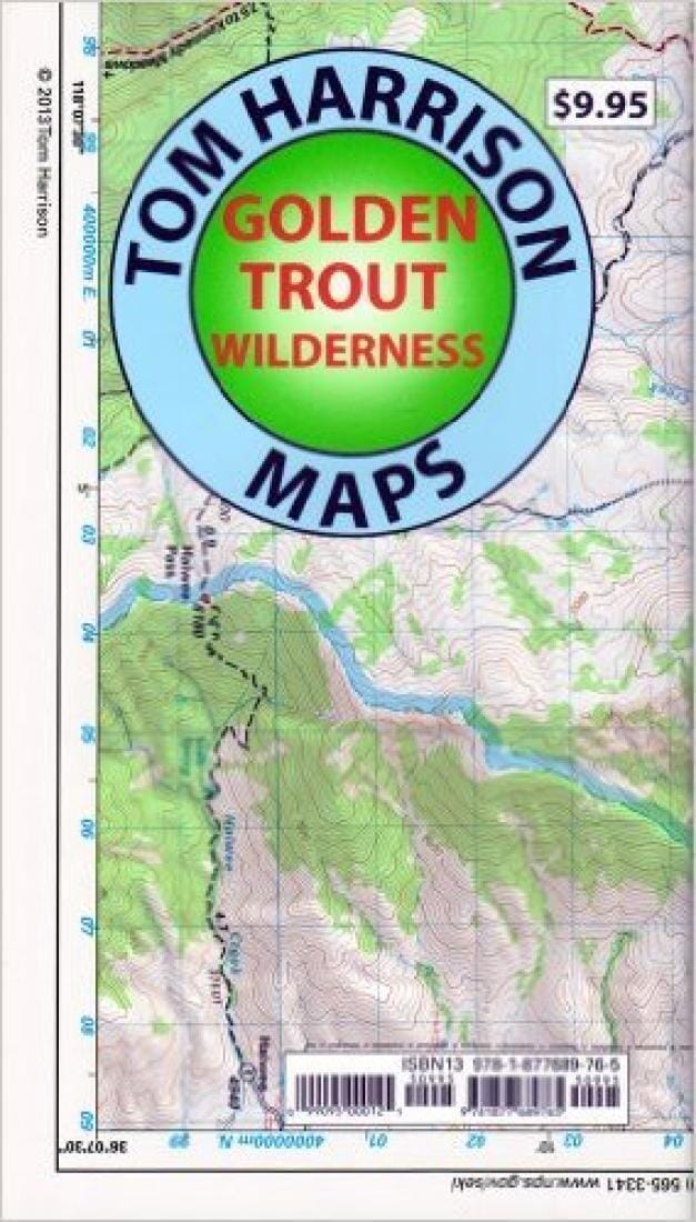 Golden Trout Wilderness by Tom Harrison Maps