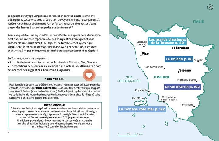 Le guide Simplissime - Toscane - Édition 2022 | Hachette guide de voyage Hachette 