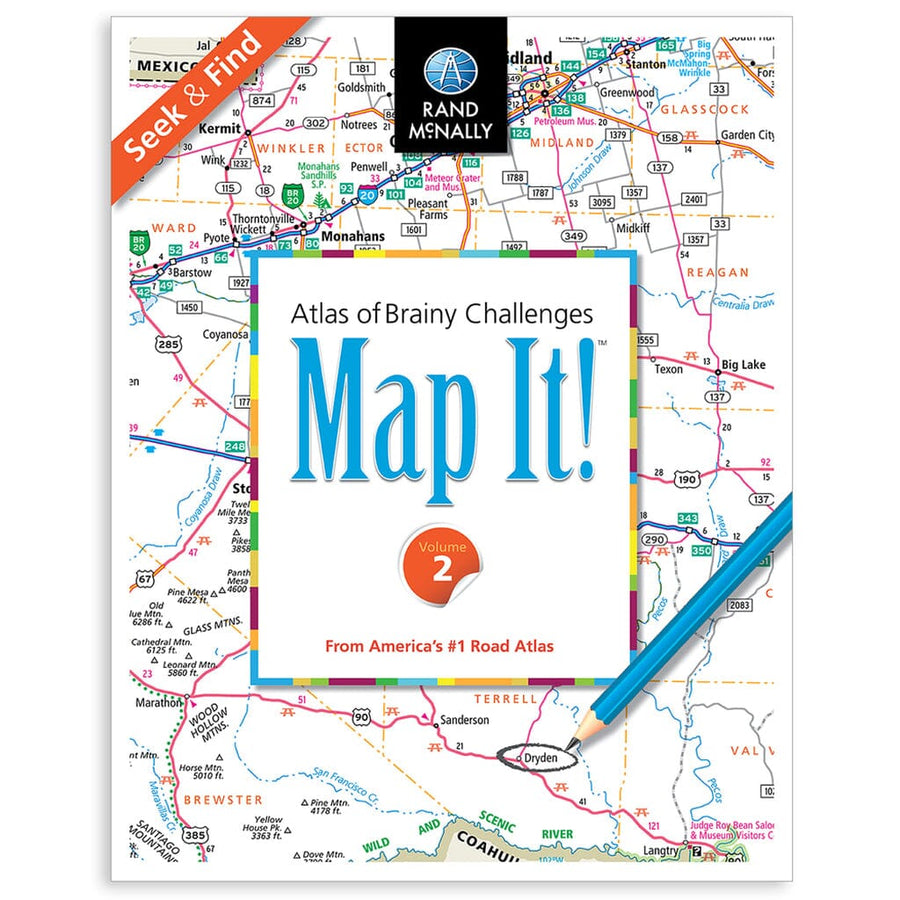 Map It! Seek & Find - Volume 2 | Rand McNally guide de voyage 