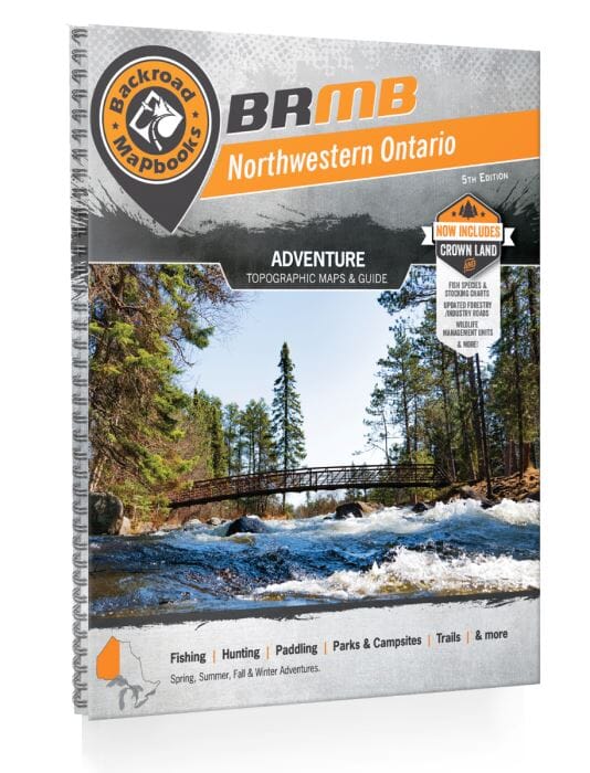 Northwestern Ontario ON MapBook | Backroads Mapbooks atlas 
