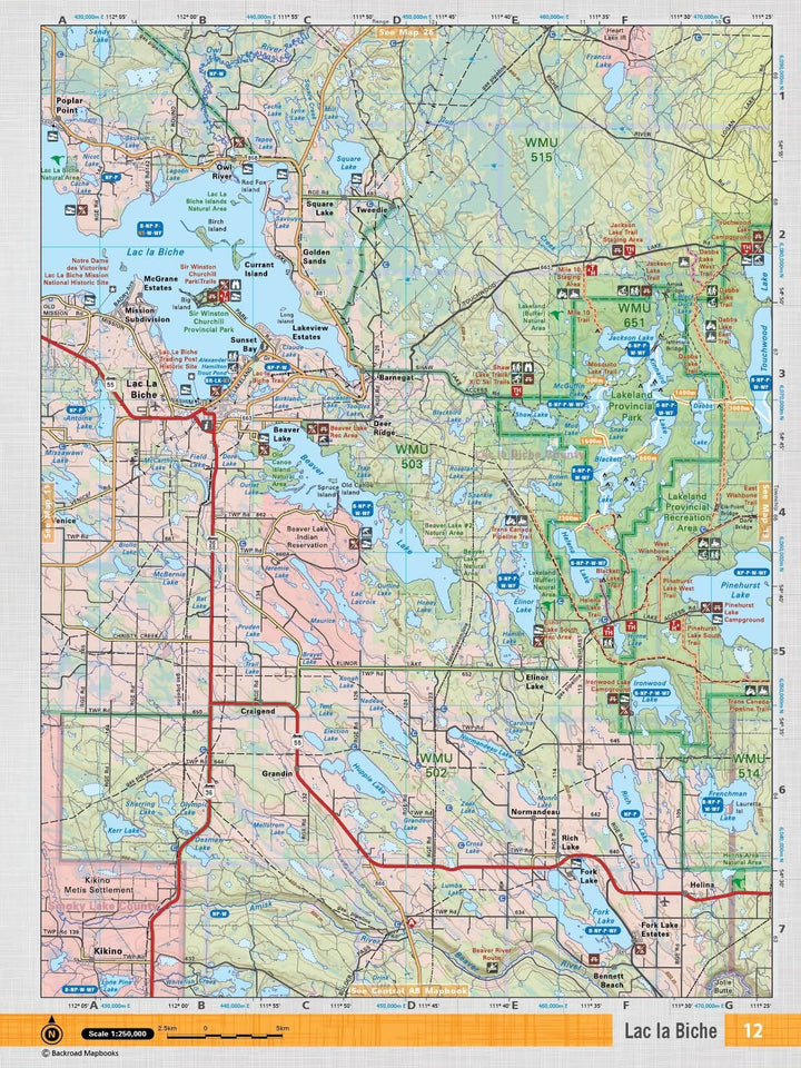 Northern Alberta MapBook | Backroads Mapbooks atlas Backroads Mapbooks 