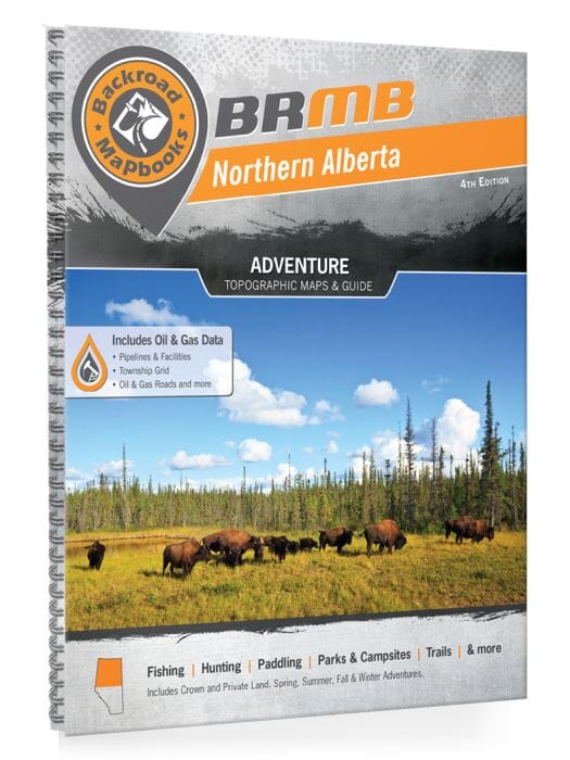 Northern Alberta AB MapBook | Backroads Mapbooks atlas 