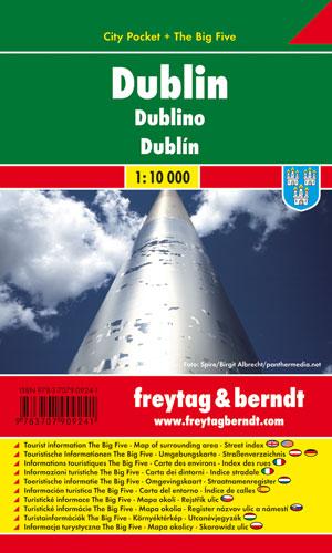 Plan de poche - Dublin | Freytag & Berndt carte pliée Freytag & Berndt 