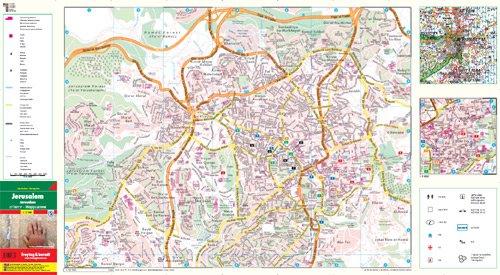 Plan de poche - Jérusalem | Freytag & Berndt carte pliée Freytag & Berndt 
