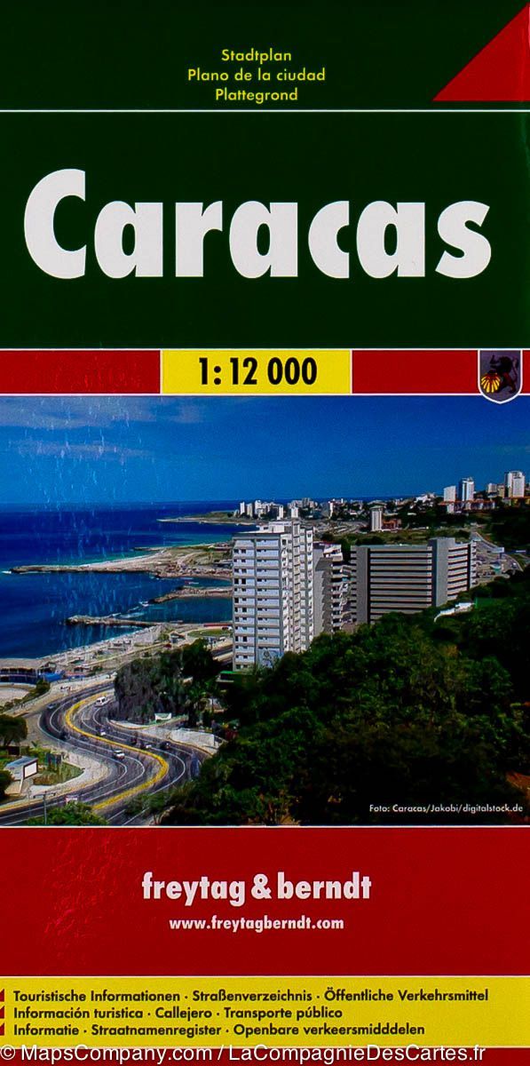 Plan détaillé - Caracas (Vénézuela) | Freytag & Berndt carte pliée Freytag & Berndt 