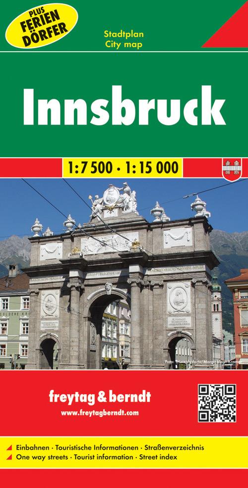 Plan détaillé - Innsbruck | Freytag & Berndt carte pliée Freytag & Berndt 