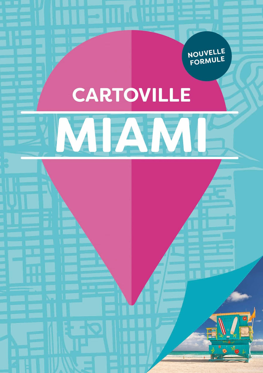 Plan détaillé - Miami | Cartoville carte pliée Gallimard 