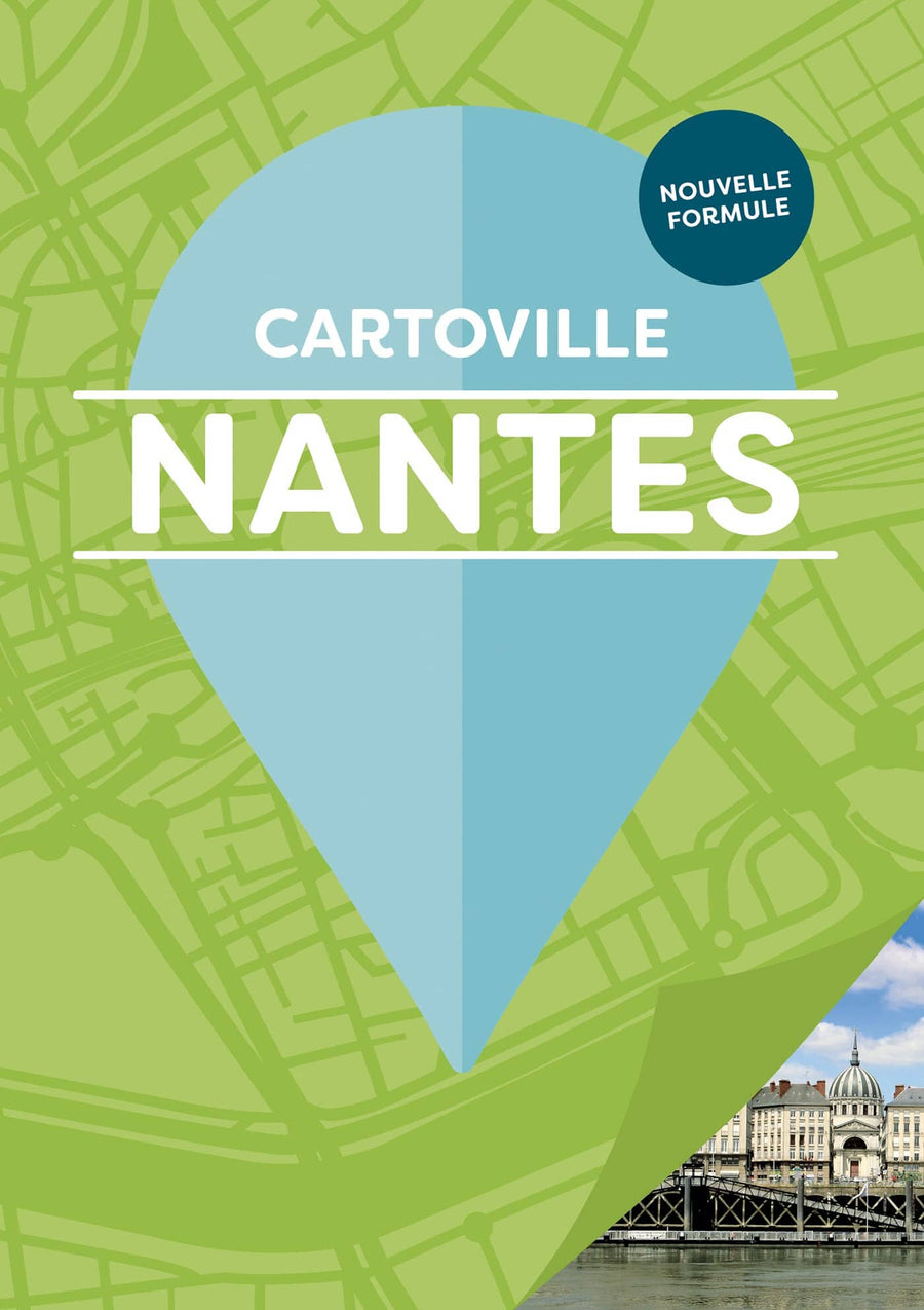 Plan détaillé - Nantes | Cartoville carte pliée Gallimard 