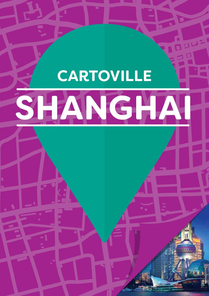 Plan détaillé - Shanghai | Cartoville carte pliée Gallimard 