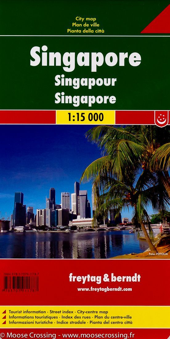 Plan détaillé - Singapour | Freytag & Berndt carte pliée Freytag & Berndt 