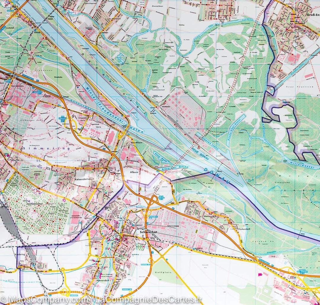 Plan détaillé - Vienne (Autriche) | Freytag & Berndt carte pliée Freytag & Berndt 