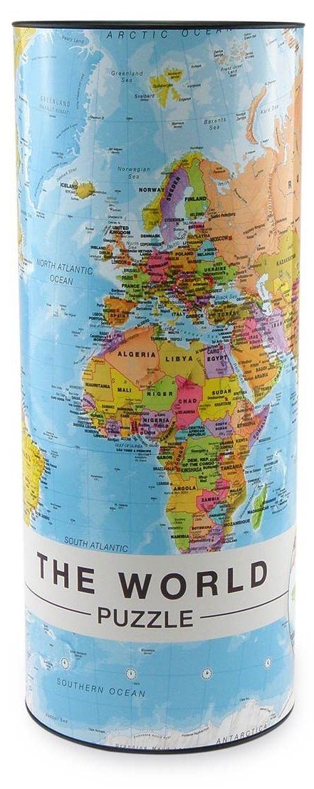 Puzzle du monde (en anglais) - 1000 pièces | Maps International puzzle Maps International 