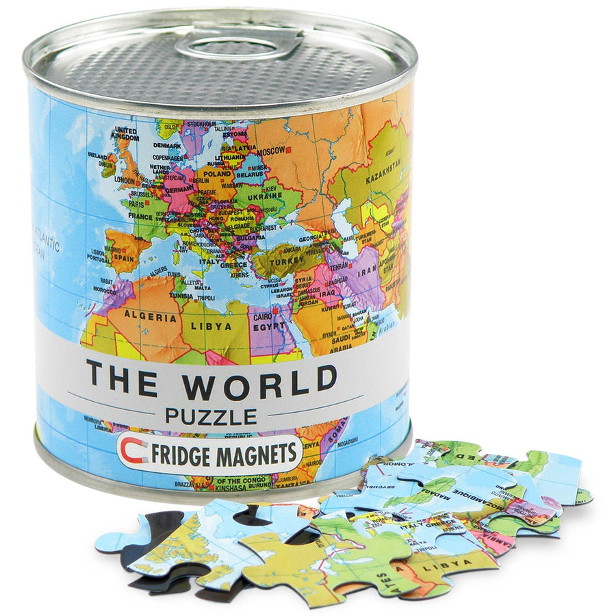 Puzzle magnétique du monde (en anglais) - 100 pièces | Maps International puzzle Maps International 