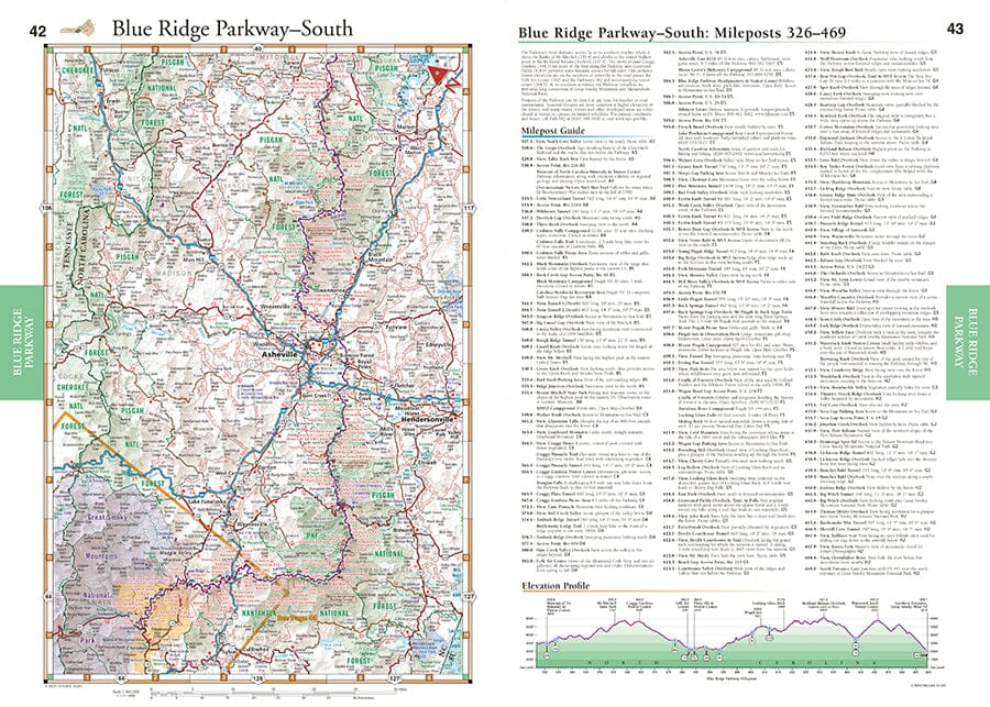 Southern Appalachians Road and Recreation Atlas | Benchmark Maps atlas Benchmark Maps 