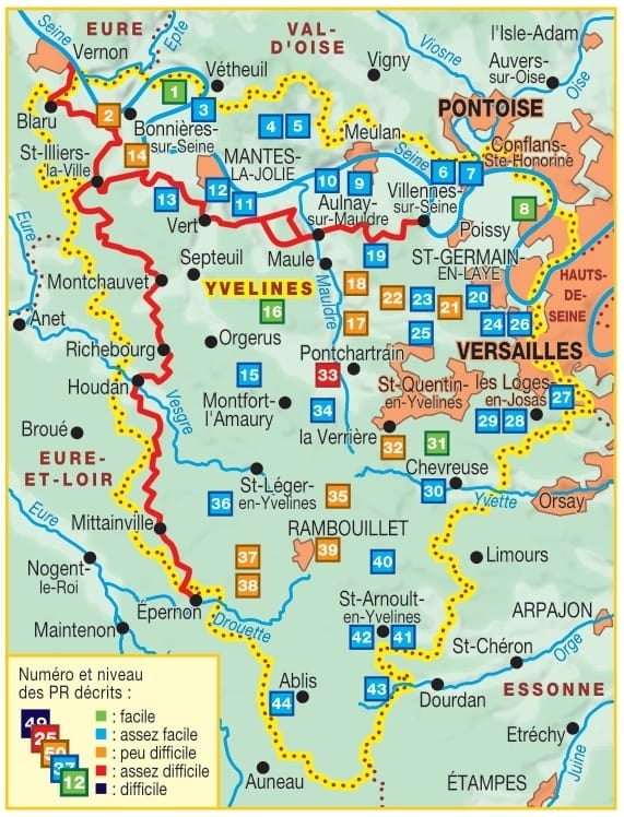 Topoguide de randonnée - Les Yvelines à pied | FFR guide de randonnée FFR - Fédération Française de Randonnée 