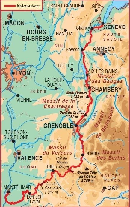 Topoguide de randonnée - Sur les pas des Huguenots, de la Drôme provençale à Genève | FFR guide de randonnée FFR - Fédération Française de Randonnée 