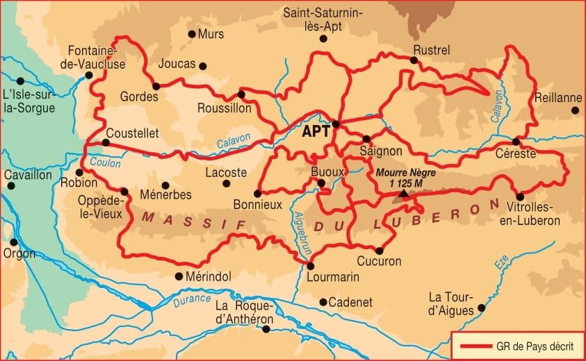 Topoguide de randonnée - Tours dans le Luberon et les Monts de Vaucluse | FFR guide de randonnée FFR - Fédération Française de Randonnée 