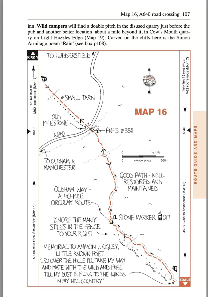 Topoguide de randonnées (en anglais) - Pennine Way | Trailblazer guide de randonnée Trailblazer 