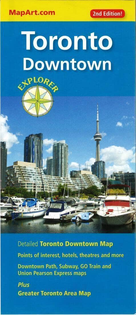 Toronto Downtown, Explorer Map by Canadian Cartographics Corporation